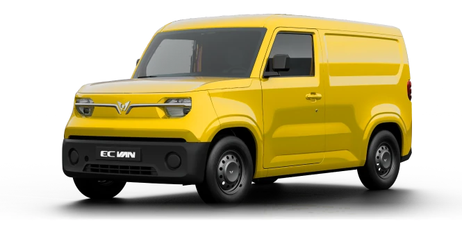 VinFast EC Van màu vàng năng động