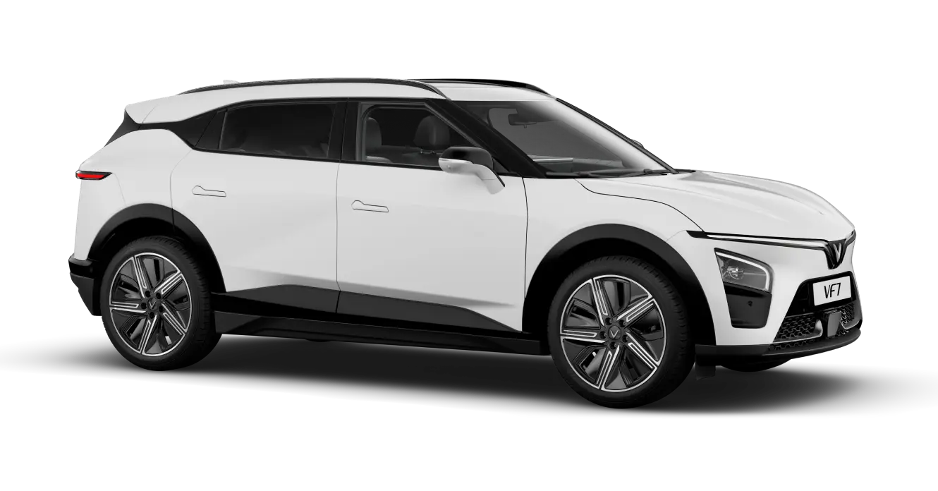 Xe ô tô điện VinFast VF 7 thể thao hiện đại tại showroom VinFast Thái Nguyên